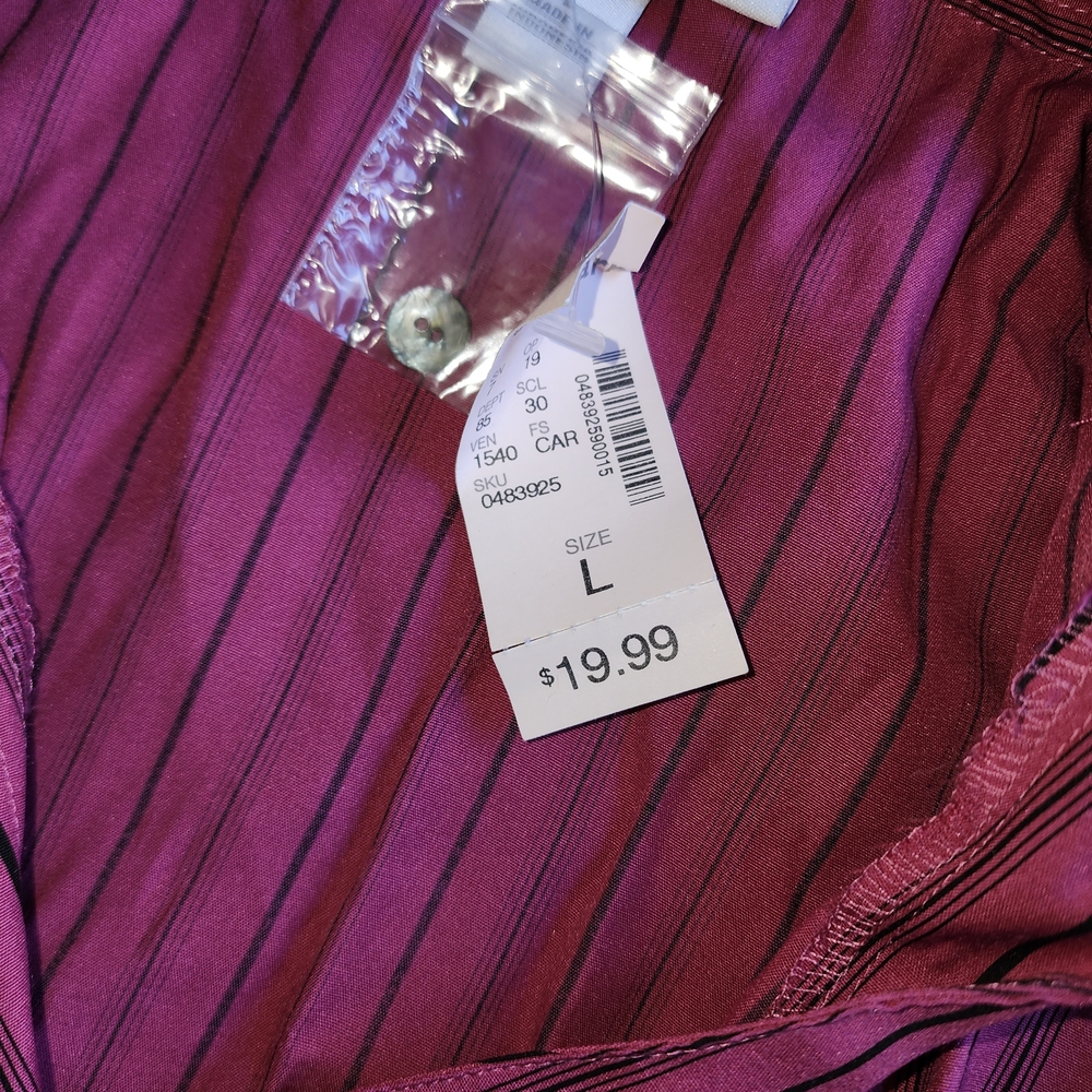 Women's Pink Striped Top - Picture 4 of 4
